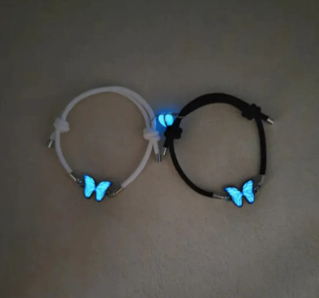 Glow in the Dark Butterfly Jewelry Set