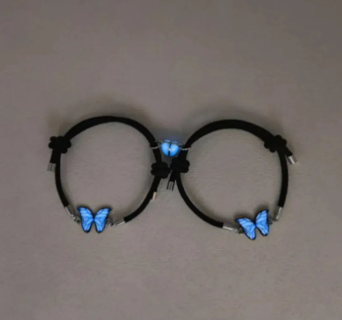 Glow in the Dark Butterfly Jewelry Set