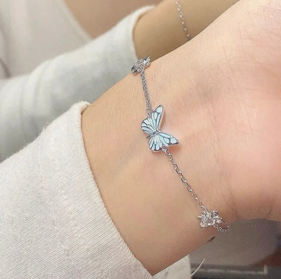 Glow in the Dark Butterfly Jewelry Set